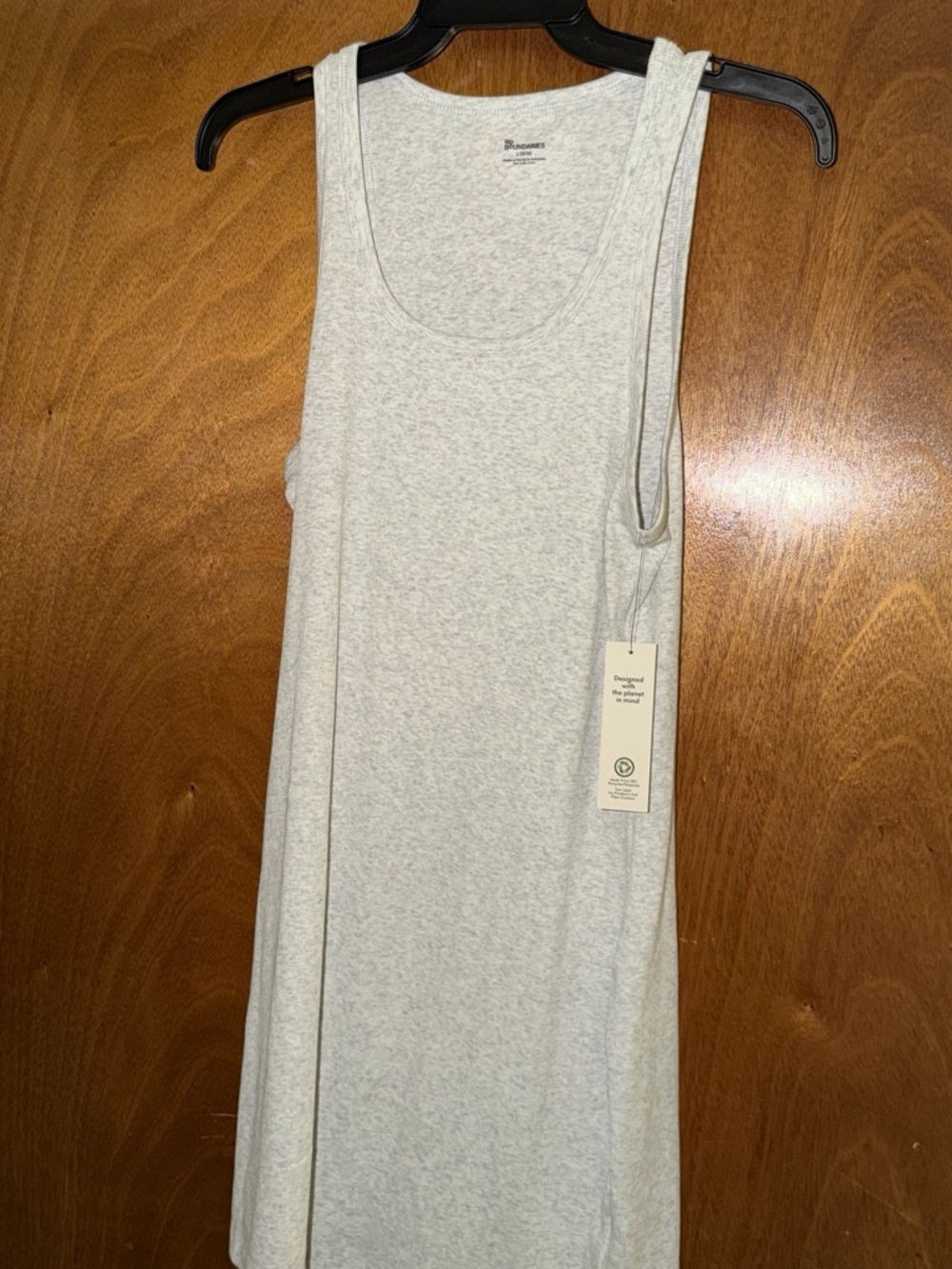 No Boundaries Light Gray Tank Maxi Dress